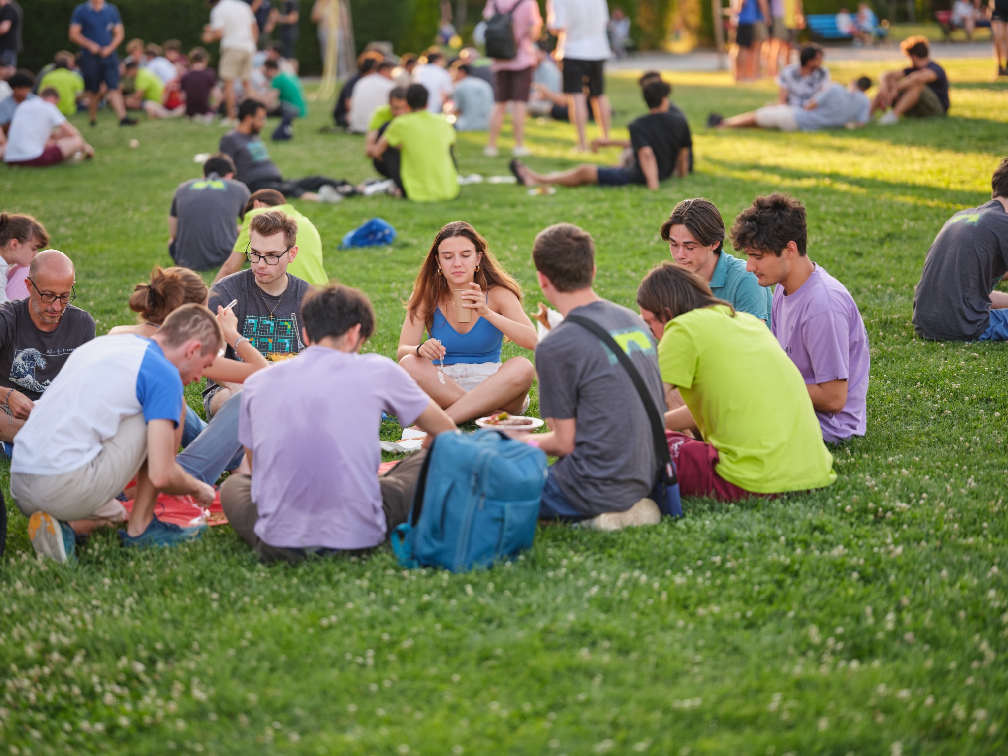 IMC participants spending time together outdoors